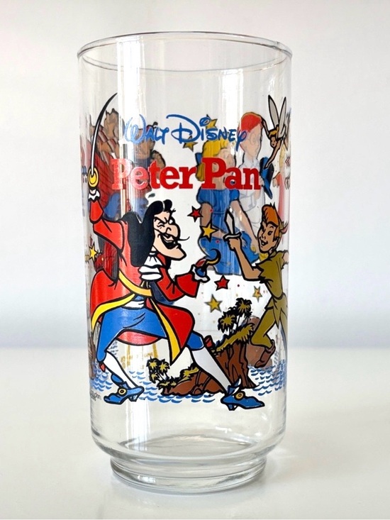 Walt Disney Other - Vintage 80s Walt Disney's Peter Pan Drinking Glass Retro McDonald’s Coca-Cola